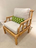Bambou  lounge armchair. France circa 1960.