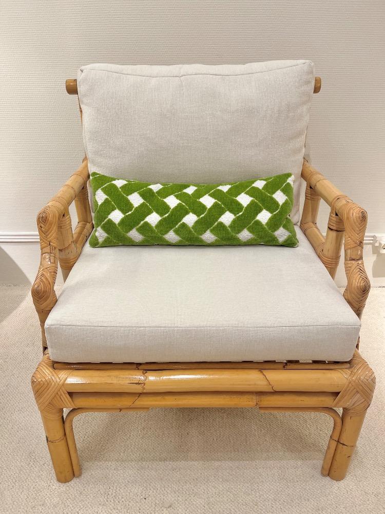 Bambou  lounge armchair. France circa 1960.