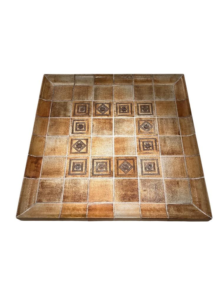 Ceramic coffee table. Roger Capron, Vallauris France circa 1970