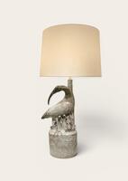 Ceramic table lamp. Magalie Wagner. Travail Contemporain. Unique Piece.