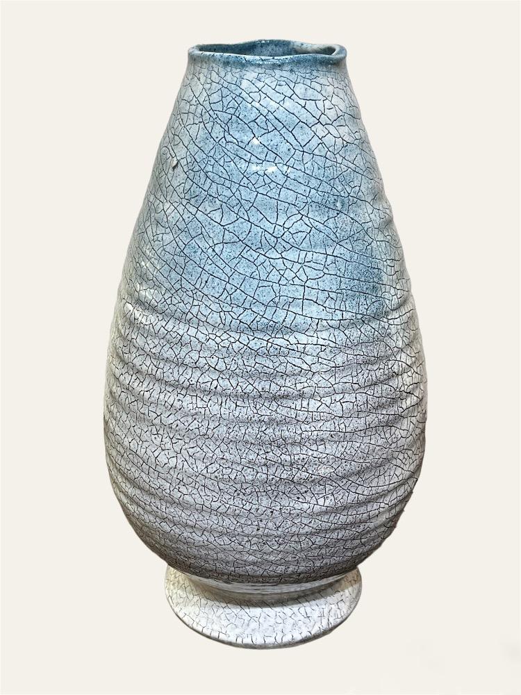 Ceramic vase. Accolay. France circa 1950-60.