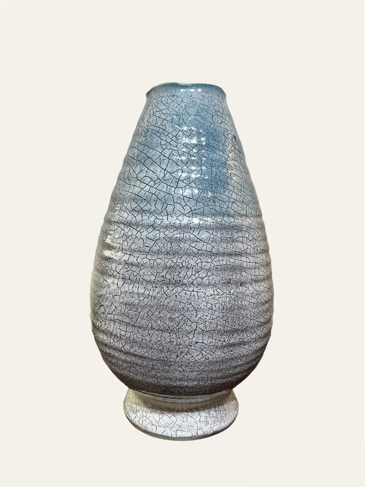 Ceramic vase. Accolay. France circa 1950-60.