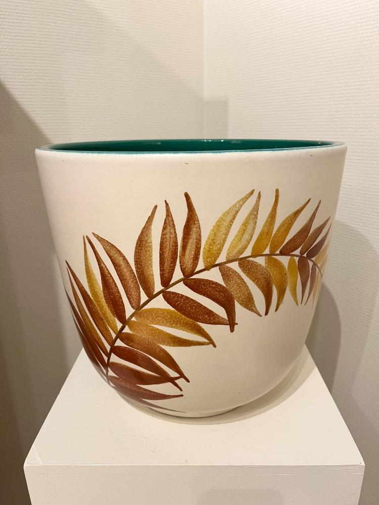 Large ceramic planter. Elchinger, France circa 1950.