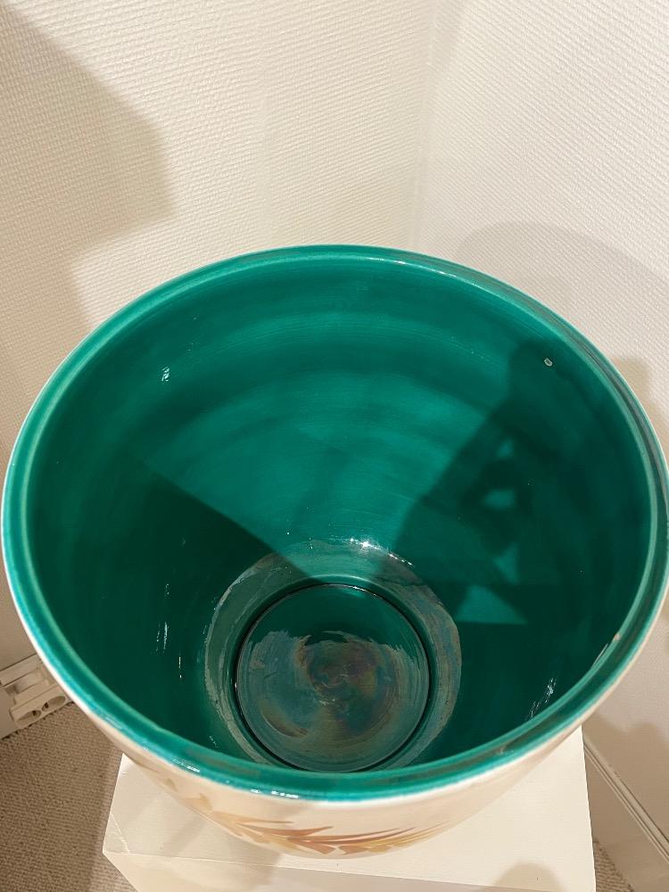 Large ceramic planter. Elchinger, France circa 1950.