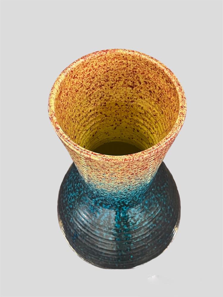 Large ceramic vase. Accolay. France circa 1960.