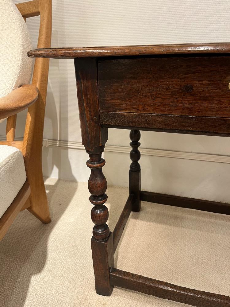Oak accent table. France early 18th century.