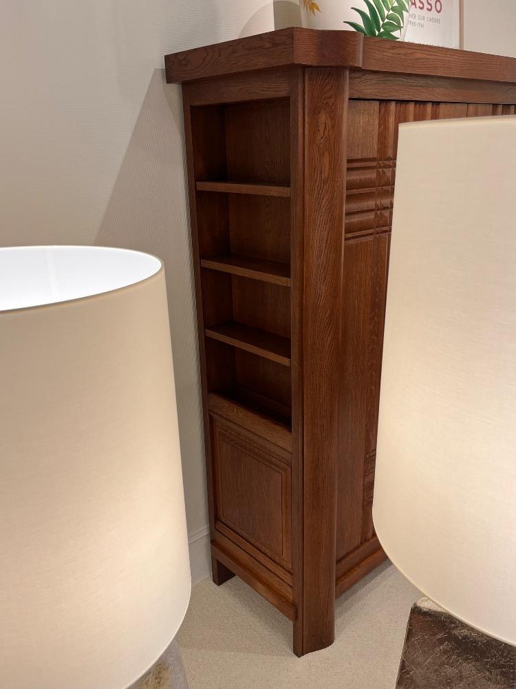 Oak cabinet, Charles Dudouyt. France circa 1940.