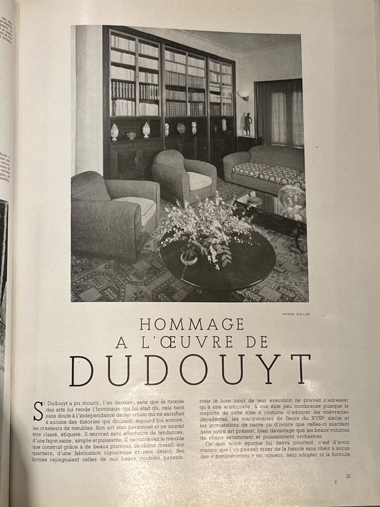 Oak cabinet, Charles Dudouyt. France circa 1940.