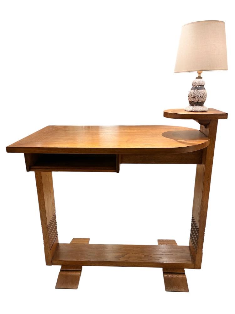 Oak modernist desk. France circa 1930.