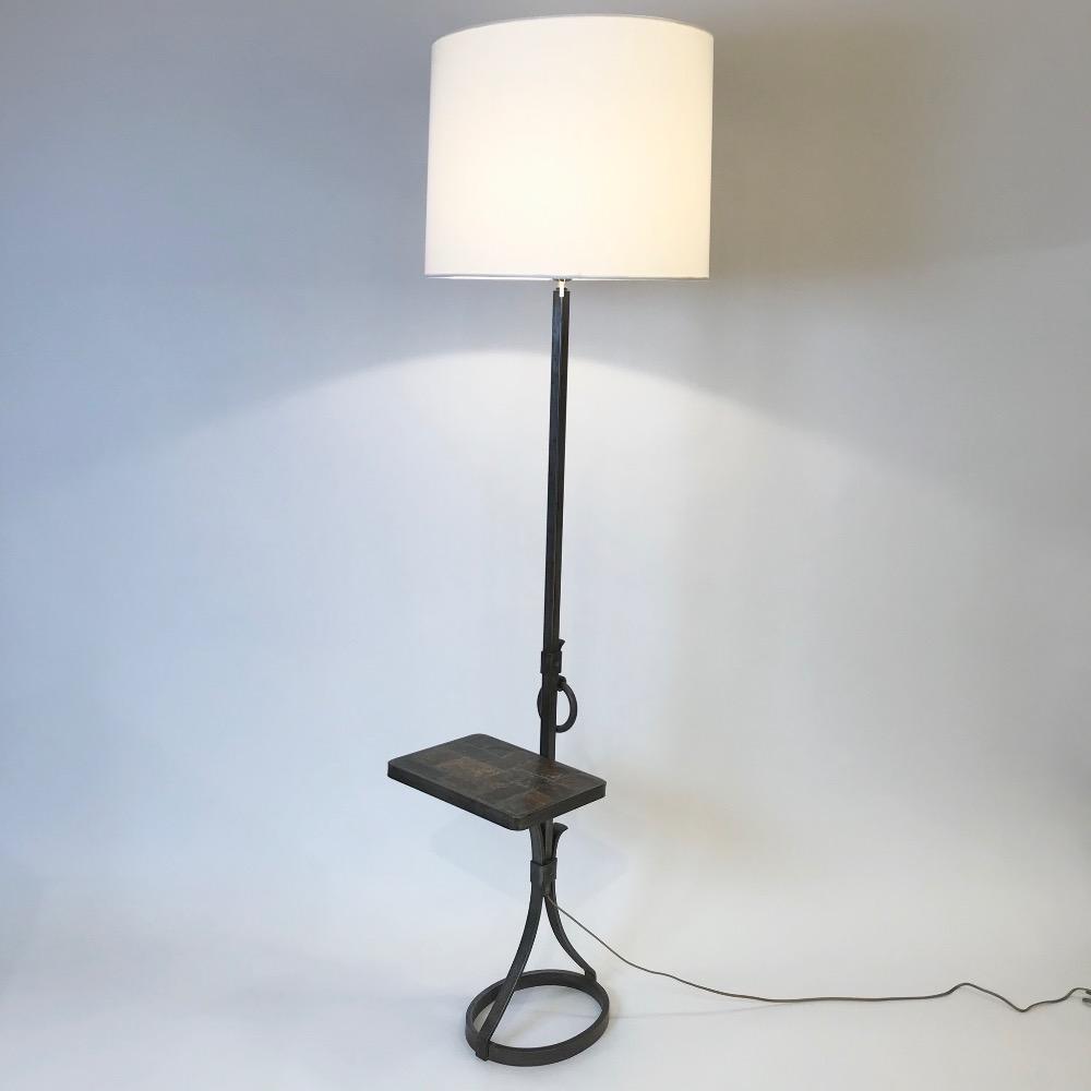 slate floor lamp