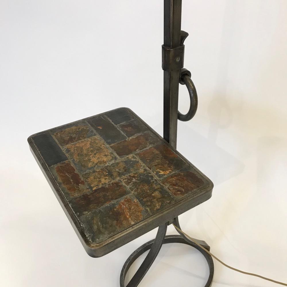 slate floor lamp